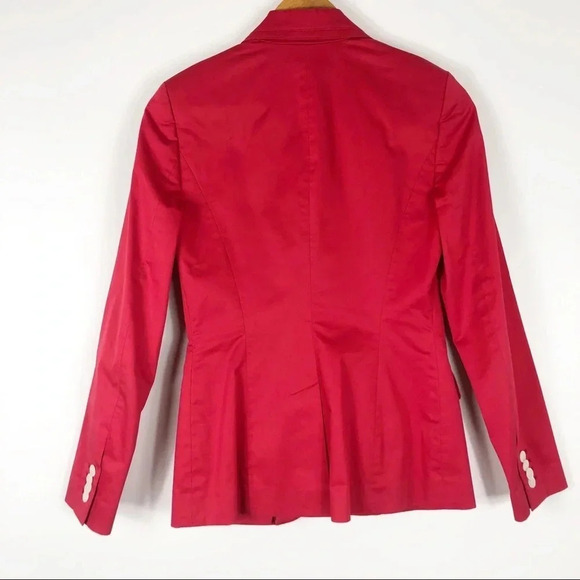 Hilfiger | Vintage Red Cotton Blazer - Picture 5 of 8